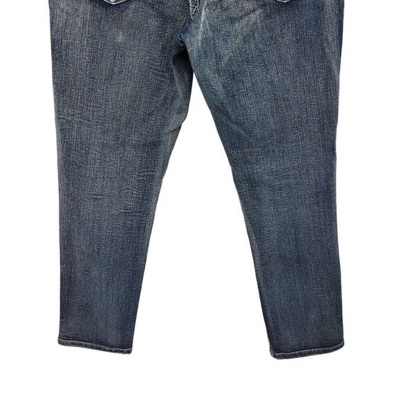 Ethyl Classic Womens Stretch Denim Jeans Sz 14 Mid-Rise Slim Fit Dark Wash - Picture 11 of 12